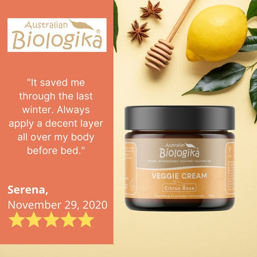 Australian Biologika Citrus Rose Geranium Veggie Cream 100g
