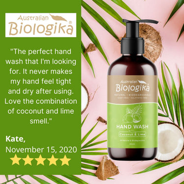 Australian Biologika Coconut & Lime Hand Wash 250ml