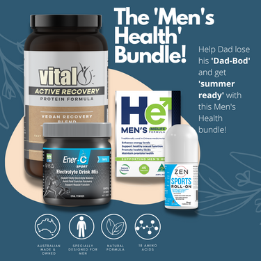 Men's Heath Bundle Pack - Help Dad Lose His 'Dad-Bod' and Get Ready for Holiday