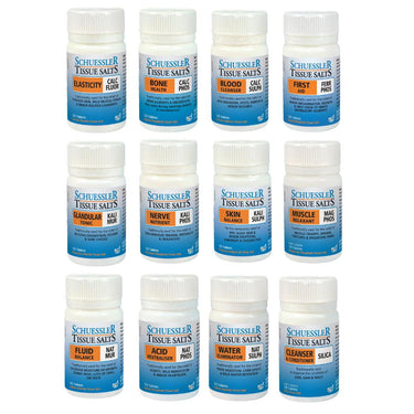 Schuessler Tissue Salts 125 Tablets - 12 Single Bundle