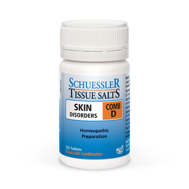 Schuessler Tissue Salts Tablets - COMB D | SKIN DISORDERS | Homeopathic Preparation