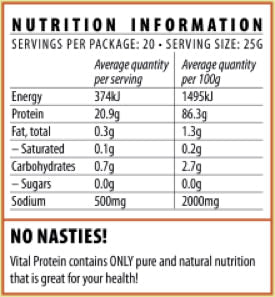 Vital Plant Protein Unflavoured