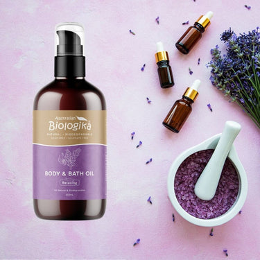 Australian Biologika Relaxing Body and Bath Oil 200ml