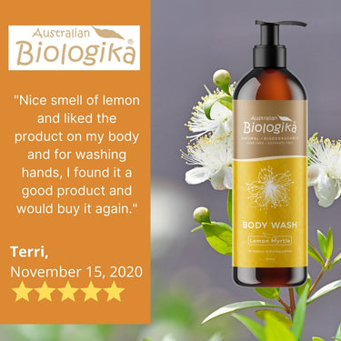 Australian Biologika Lemon Myrtle Body Wash 500ml