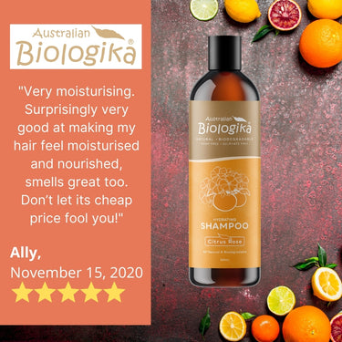 Australian Biologika Citrus Rose Shampoo | Dry Hair