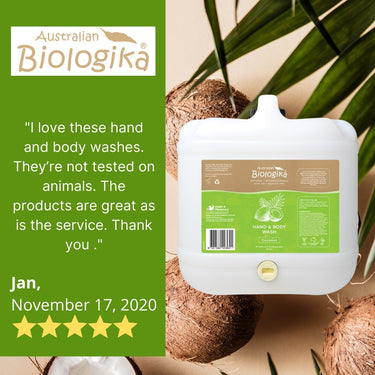 Australian Biologika Coconut Hand & Body Wash BULK 15L