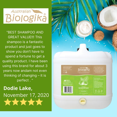 Australian Biologika Coconut Shampoo BULK 15L