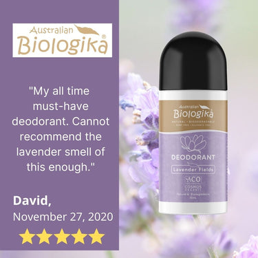 Australian Biologika Lavender Fields Organic Deodorant 70ml