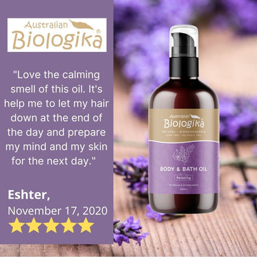 Australian Biologika Relaxing Body and Bath Oil 200ml