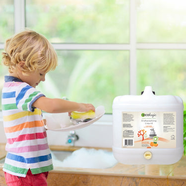ECOLogic Sweet Orange & Tangerine Dishwashing Liquid BULK 15L