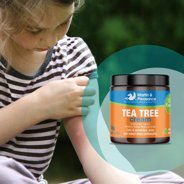 Martin & Pleasance Herbal Cream | Natural Tea Tree Cream | 100g