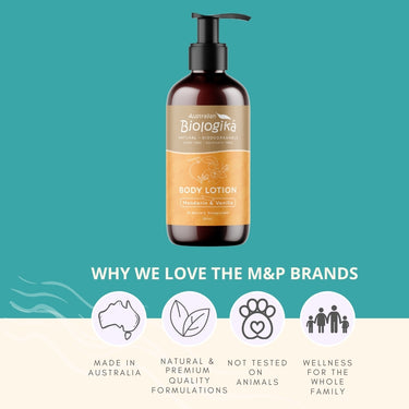 Australian Biologika Mandarin and Vanilla Body Lotion 250ml