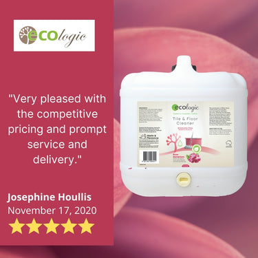 ECOLogic Rose Geranium Tile & Floor Cleaner BULK 15L