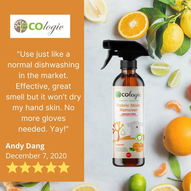 ECOLogic Fabric Stain Remover Spray Tangerine 500mL