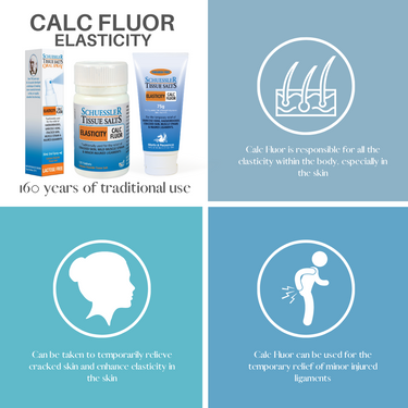Schuessler Tissue Salts 75gm Natural Cream - CALC FLUOR, NO. 1 | ELASTICITY