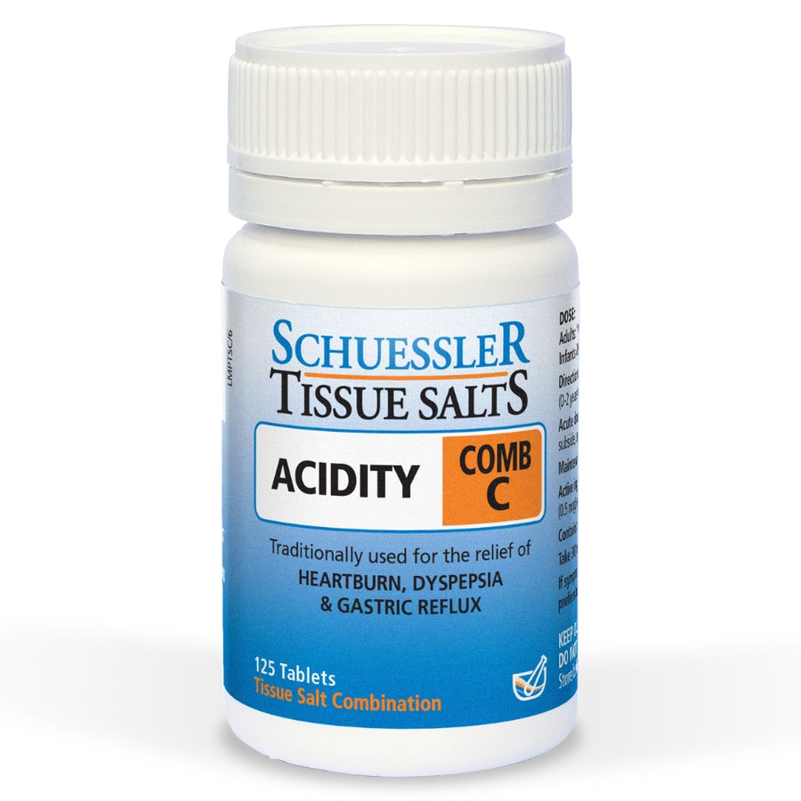 Schuessler Tissue Salts 125 Tablets - COMB C | ACIDITY
