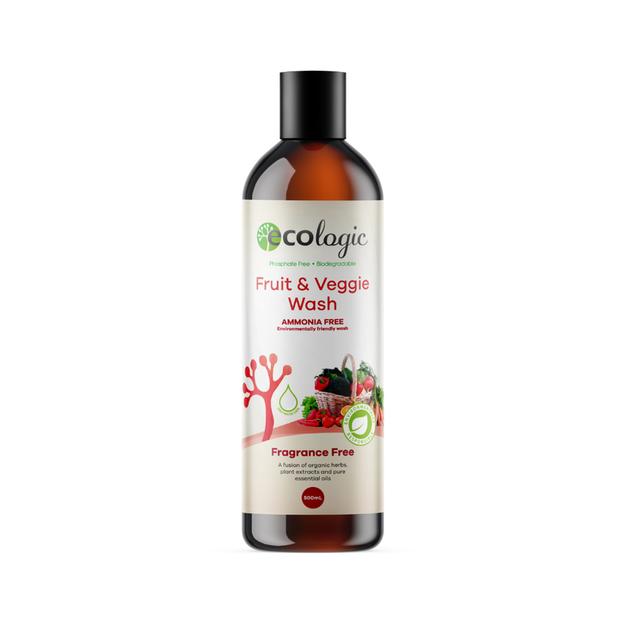 ECOLogic Fruit & Veggie Wash Fragrance Free 500ml