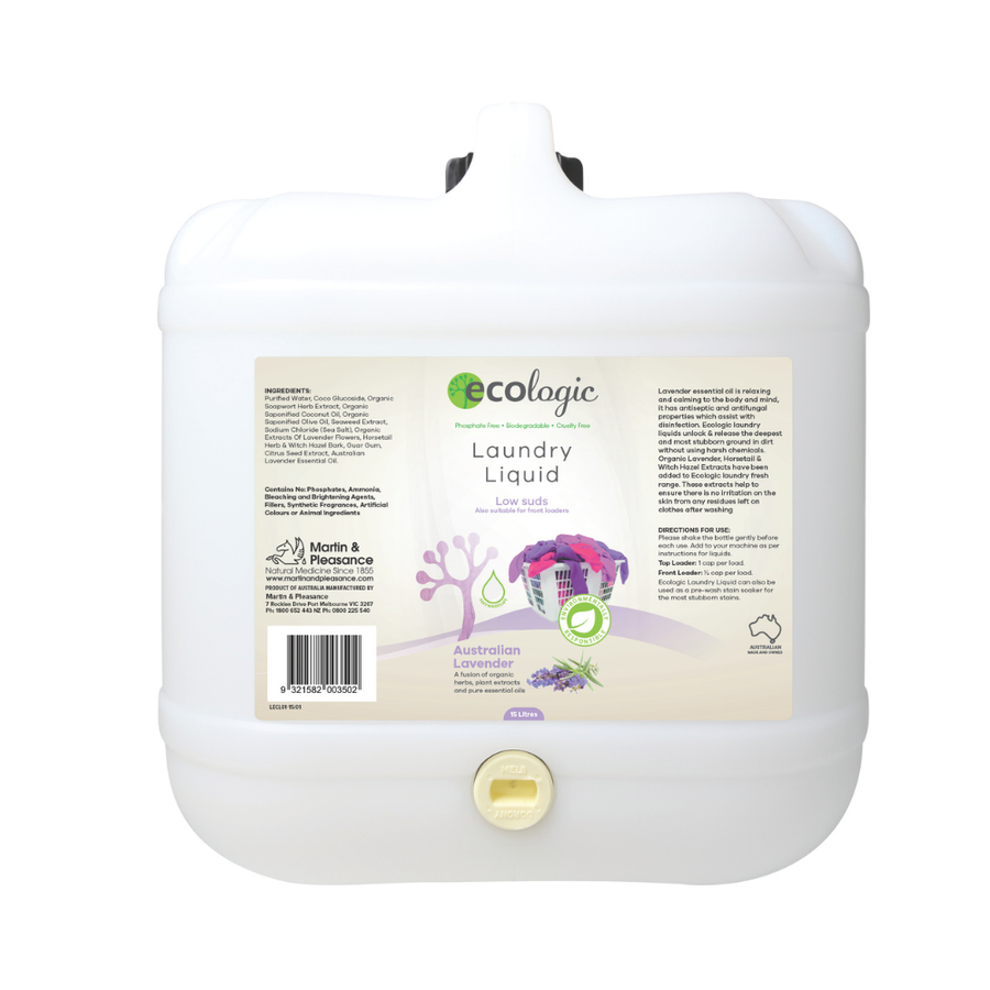 ECOLogic Lavender Laundry Liquid BULK 15L