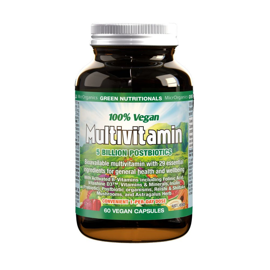 Green Nutritionals 100% Vegan Multivitamin 60 Capsules
