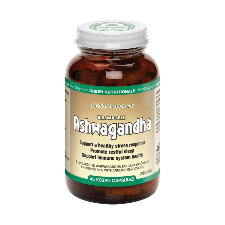 Green Nutritionals Bioavailable Ashwagandha 45 Capsules