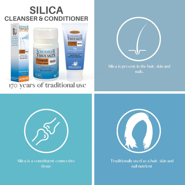 Schuessler Tissue Salts 125 Tablets - SILICA | CLEANSER & CONDITIONER | Homeopathic Preparation