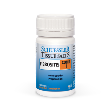 Schuessler Tissue Salts 125 Tablets - COMB I | FIBROSITIS | Homeopathic Preparation