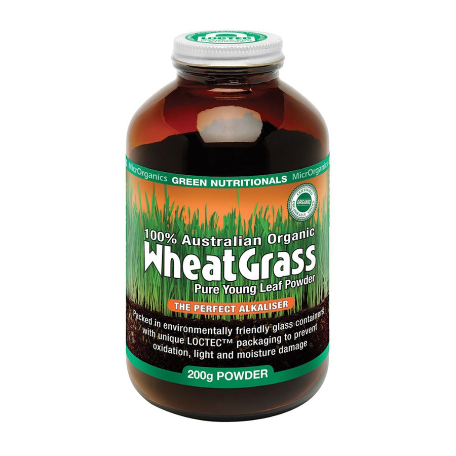 Green Nutritionals Australian 100% Organic Wheatgrass 200g powder