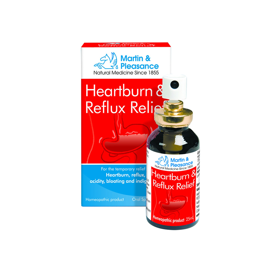 Homeopathic Remedy - 25ML Spray - Heartburn &amp; Reflux ...