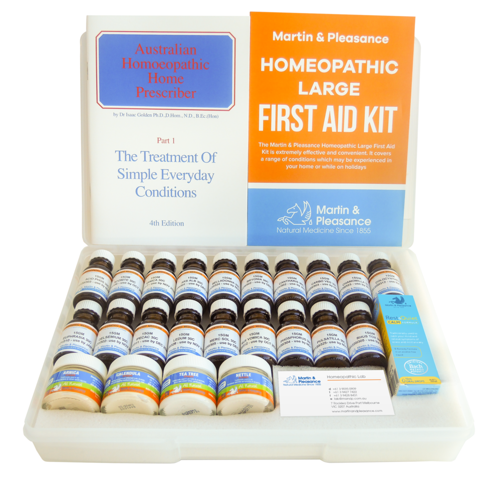 Homeopathic Large First Aid Kit Martin & Pleasance