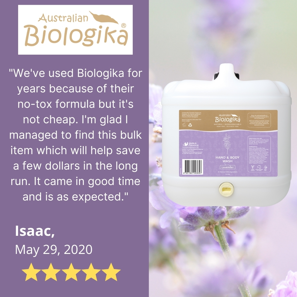 Biologika Lavender & Ylang Ylang Hand & Body Wash BULK 15L Review