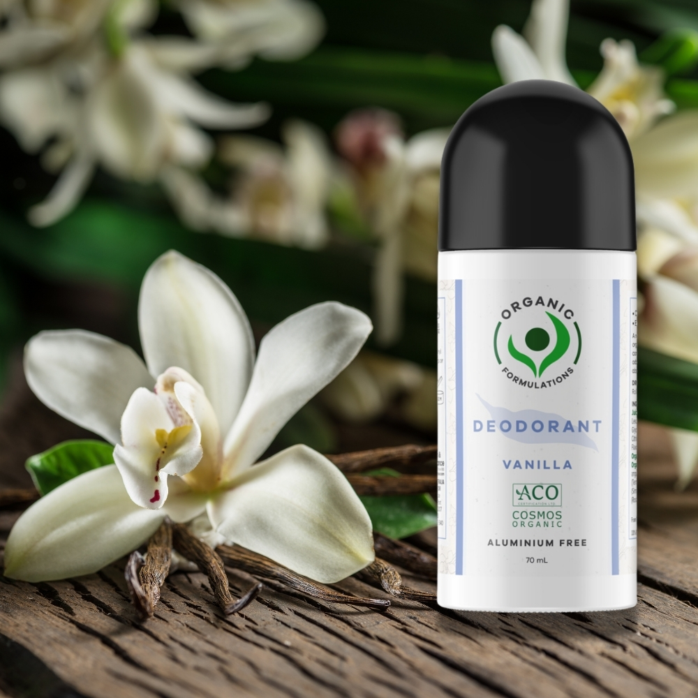Organic Formulations - Deodorant vanilla COSMOS