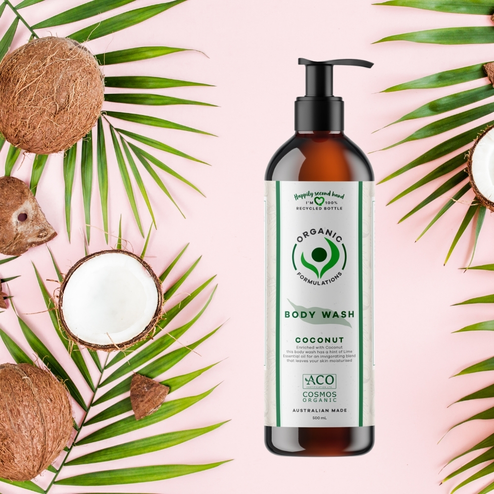 Organic Formulations - Coconut Body Wash Lifestyle