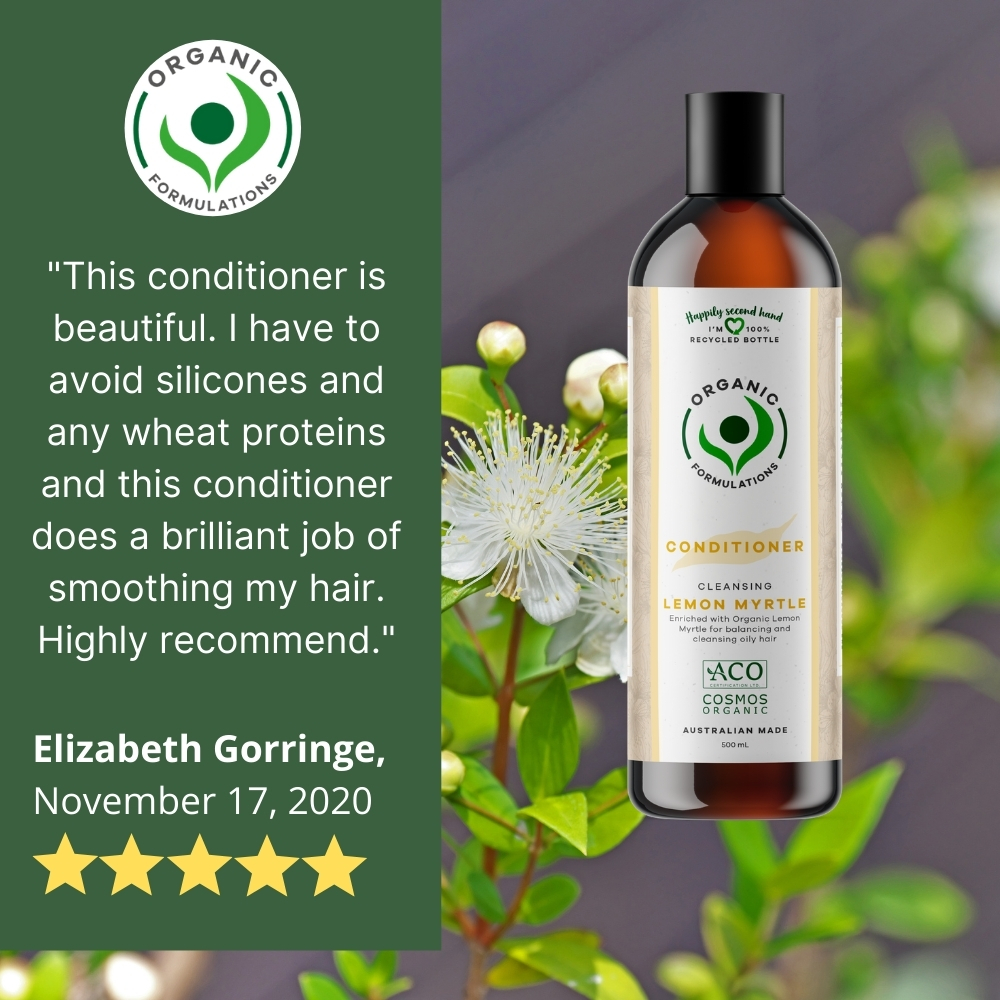 Organic Formulations Lemon Myrtle Conditioner 500ml | Oily Hair | Martin & Pleasance Organic Formulations Lemon Myrtle Conditioner 500ml | Oily Hair | Martin & Pleasance
