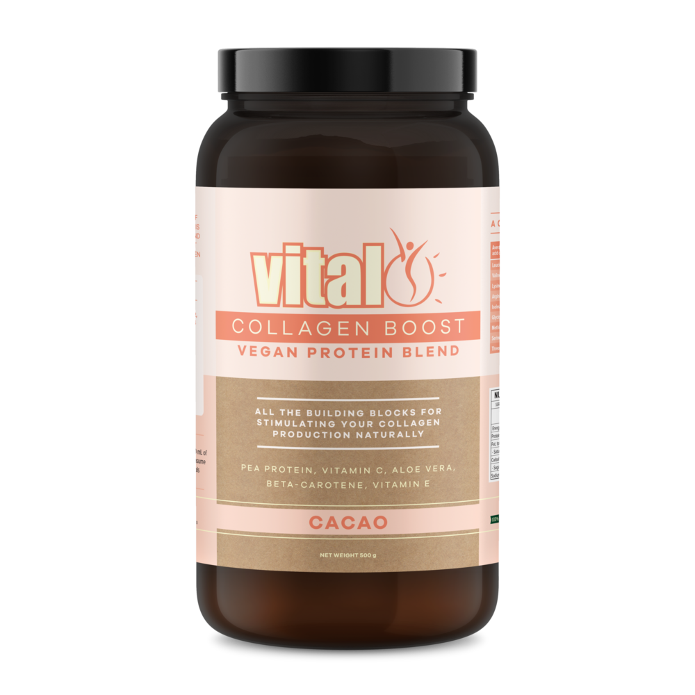 Vital Collagen Boost Vegan Protein Blend Cacao 500GM