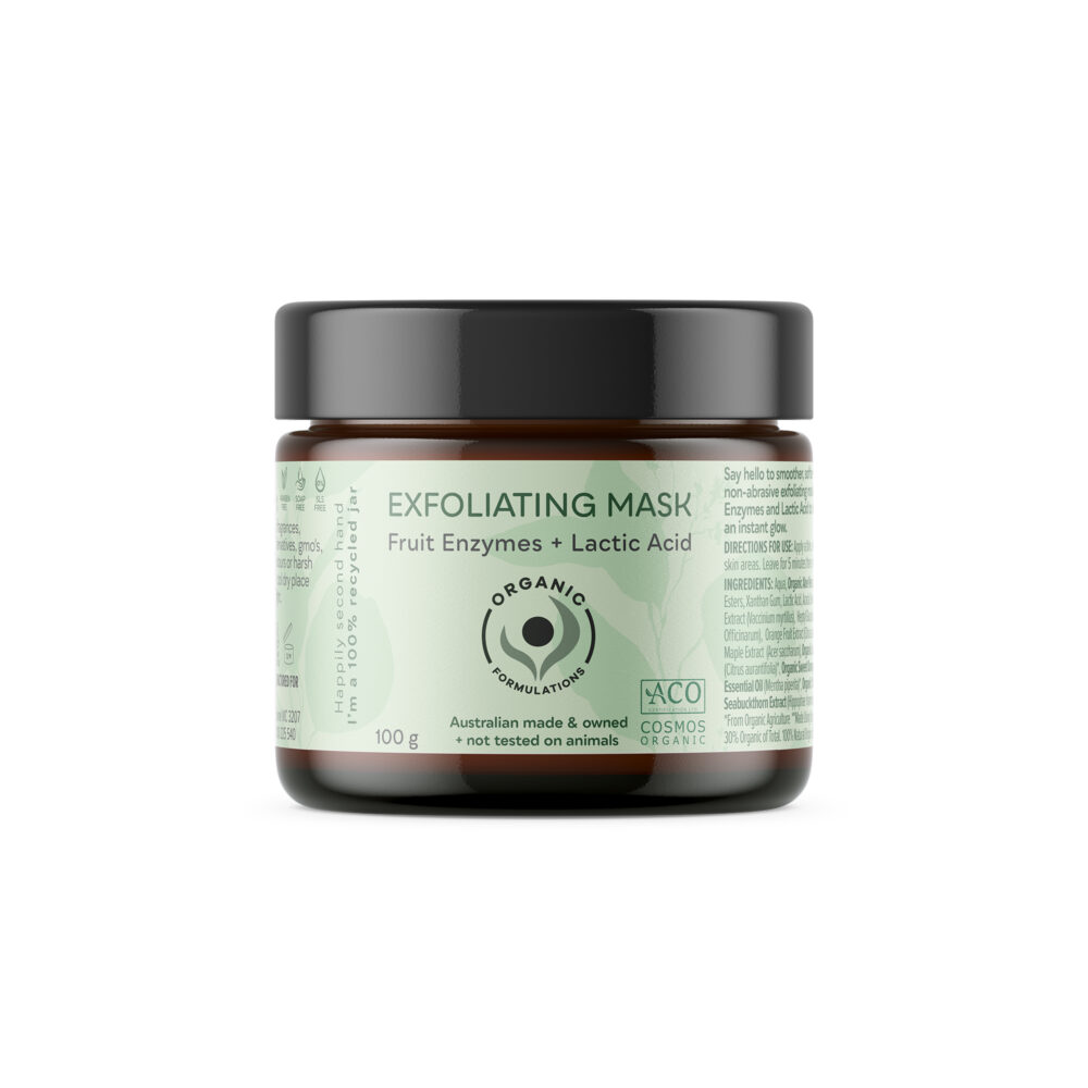Organic Formulations 5 Minute Reset Exfoliating Mask 100g
