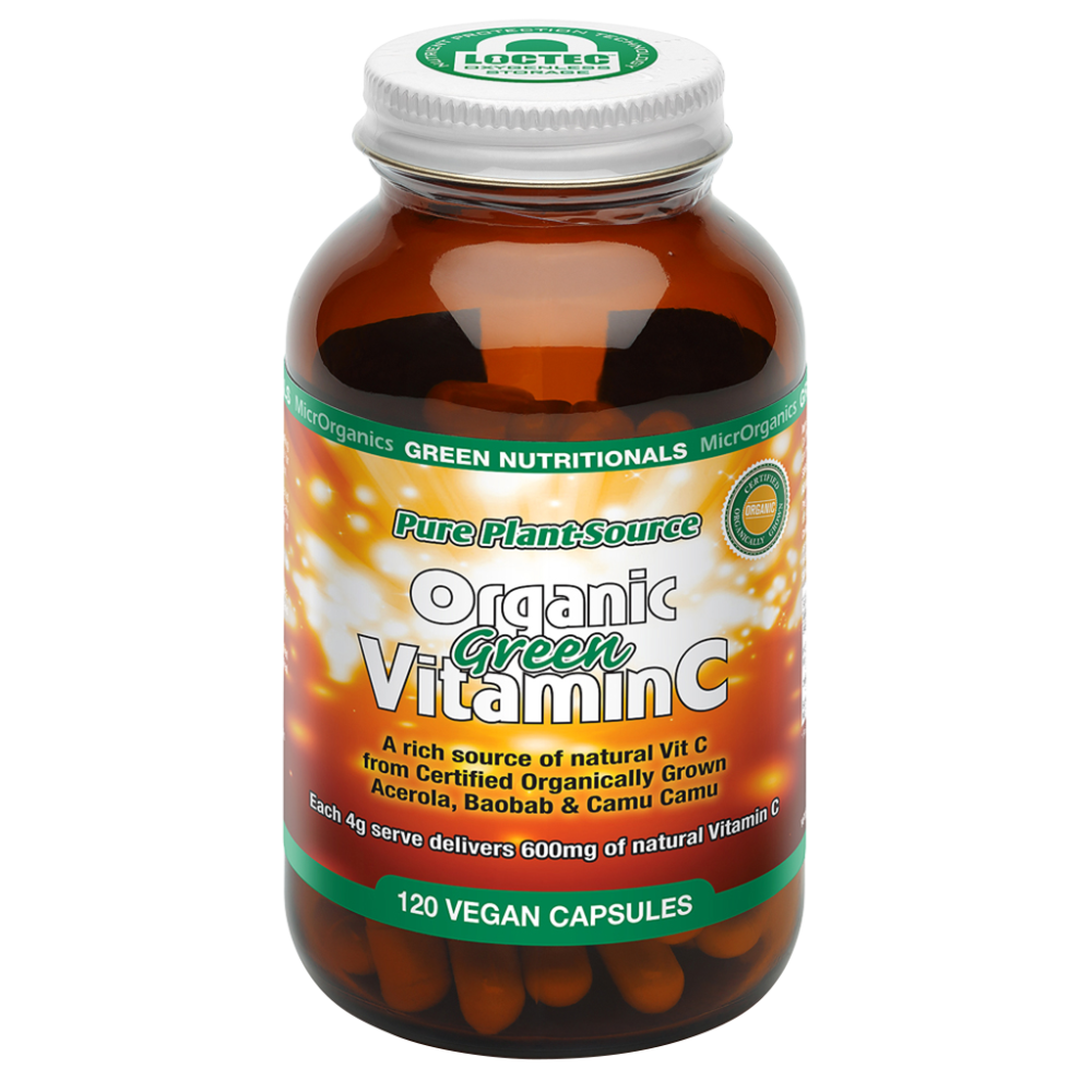 Organic Green Vitamin C 120 caps 1024x1024px
