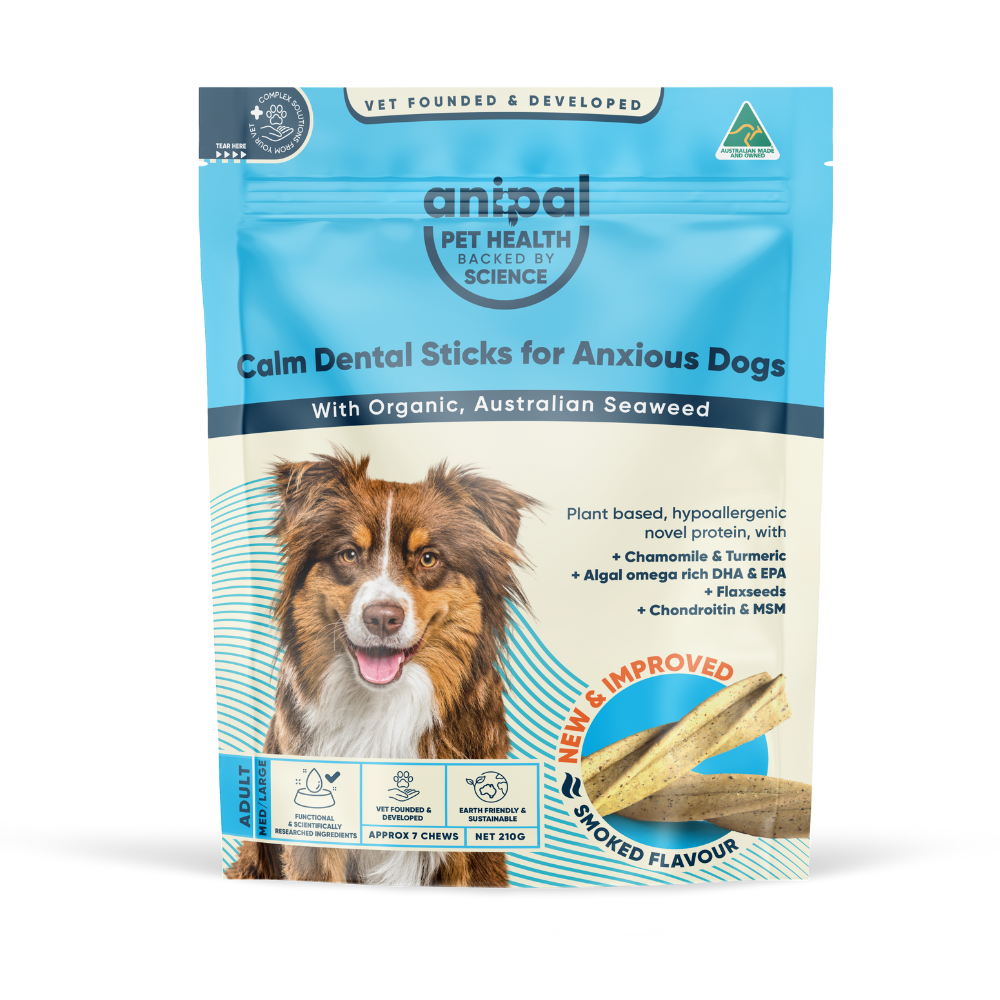 Calm Dental Sticks for Anxious Dogs<br />
